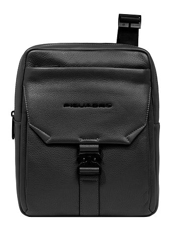 Piquadro Than Skuldertaske RFID-beskyttelse Læder 22 cm