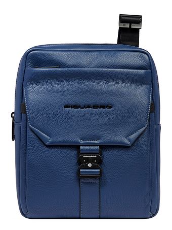 Piquadro Than Skuldertaske RFID-beskyttelse Læder 22 cm