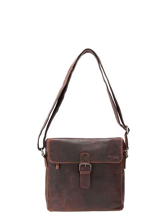 Greenland Nature Montana skuldertaske i læder 26 cm Greenland Nature Montana skuldertaske i læder 26 cm