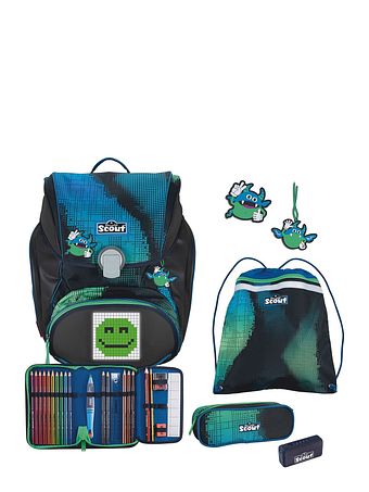 Scout Alpha Skoleransel-sæt 5-delt