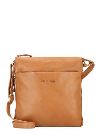 Greenland Nature Nature-skuldertaske i læder 28 cm