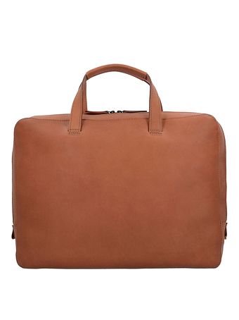 Jost Kožená aktovka Futura 38 cm s přihrádkou na notebook