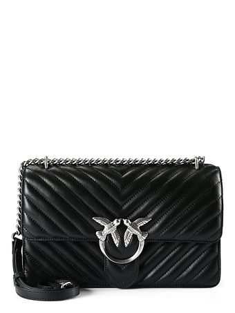 PINKO Love One Skuldertaske Læder 26.5 cm
