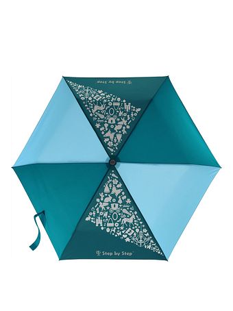 Step by Step Magic Rain Effect lommeparaply til børn 22,5 cm