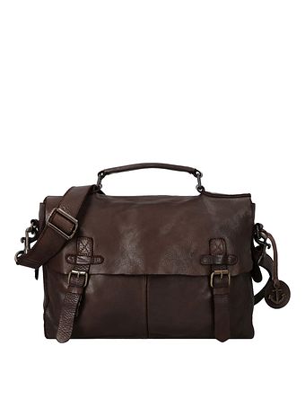 Harbour 2nd Ashton Messaggero Vera Pelle 25 cm Vano porta PC