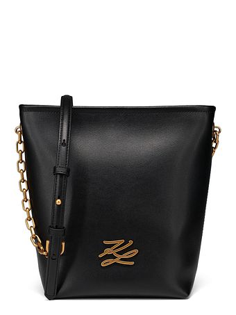 Karl Lagerfeld Autograph Skuldertaske Læder 23 cm Karl Lagerfeld Autograph Skuldertaske Læder 23 cm