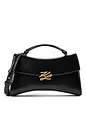 Karl Lagerfeld Autograph Håndtaske Læder 25 cm - black-gold Karl Lagerfeld Autograph Håndtaske Læder 25 cm
