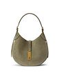 POLO RALPH LAUREN Polo ID Schultertasche Leder 25 cm - light olive POLO RALPH LAUREN Polo ID Schultertasche Leder 25 cm
