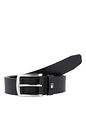Tommy Hilfiger Nyt Denton læderbælte - black Tommy Hilfiger Nyt Denton læderbælte