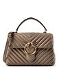 PINKO Love Lady Bolso Piel natural 21 cm - grigio talpa PINKO Love Lady Bolso Piel natural 21 cm