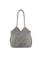 FredsBruder Criss-Cross Bolsa de compras Piel natural 30 cm - grey FredsBruder Criss-Cross Bolsa de compras Piel natural 30 cm