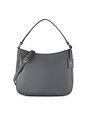 Lazarotti Bolsa de hombro tipo hobo de piel de Bolonia, 27 cm - grey Lazarotti Bolsa de hombro tipo hobo de piel de Bolonia, 27 cm