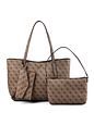 Guess Brenton Shopper taske 36 cm - latte logo Guess Brenton Shopper taske 36 cm