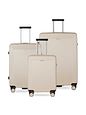 bugatti Linea 4 ruedas Juego de maletas 3 piezas - beige bugatti Linea 4 ruedas Juego de maletas 3 piezas