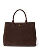 Lauren Ralph Lauren Marcy Handtasche Leder 37 cm - chestnut brown chestnut brown Lauren Ralph Lauren Marcy Handtasche Leder 37 cm
