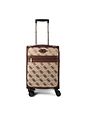 Guess Samantha 4 ruote Trolley cabina 54 cm - latte logo-brown Guess Samantha 4 ruote Trolley cabina 54 cm