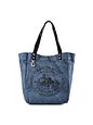 Campomaggi Buganvillea Shopper taske 34 cm - naturlae-tblu-st.nera Campomaggi Buganvillea Shopper taske 34 cm
