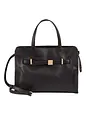 DuDu Crossbody taske Læder 32 cm - schwarz DuDu Crossbody taske Læder 32 cm