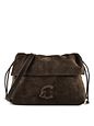 Coccinelle Lidia Crossbody taske Læder 31 cm - fango-fango Coccinelle Lidia Crossbody taske Læder 31 cm