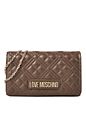 Love Moschino Quilted Crossbody-laukku 22 cm