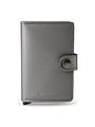 Secrid Miniwallet Tarjetero Bloqueo RFID Piel natural 10 cm - steel Secrid Miniwallet Tarjetero Bloqueo RFID Piel natural 10 cm