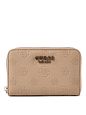 Guess Ella Cartera 14 cm - beige logo Guess Ella Cartera 14 cm