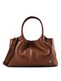 Coccinelle Nell Skuldertaske Læder 32 cm - cognac Coccinelle Nell Skuldertaske Læder 32 cm