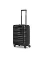 Bergpfeil Travel 4 ruote Trolley cabina 55 cm Vano porta PC espandibile - black night metallic Bergpfeil Travel 4 ruote Trolley cabina 55 cm Vano porta PC espandibile