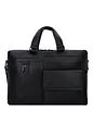 Piquadro Finn Valigetta Pelle 38 cm - black Piquadro Finn Valigetta Pelle 38 cm