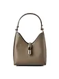Furla Goccia Skuldertaske S Læder 24 cm - muddy gray Furla Goccia Skuldertaske S Læder 24 cm