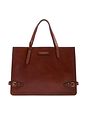 The Bridge Monica Borsa a spalla Vera Pelle 36 cm - marrone The Bridge Monica Borsa a spalla Vera Pelle 36 cm