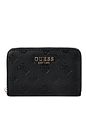 Guess Ella Cartera 14 cm - black logo Guess Ella Cartera 14 cm
