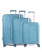 Worldpack Cloud 4-hjulet Kuffertsæt 3-delt - california blau Worldpack Cloud 4-hjulet Kuffertsæt 3-delt