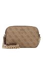 Guess Noelle II Crossbody taske 20 cm - latte logo-brown Guess Noelle II Crossbody taske 20 cm