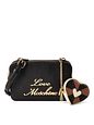 Love Moschino Heart Charm Taška přes rameno Kůže 20 cm