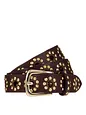 b.belt Niittivyö Nahka - dark brown b.belt Niittivyö Nahka
