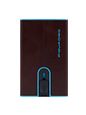 Piquadro Black Square Kreditkortetui RFID-beskyttelse Læder 6 cm