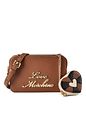 Love Moschino Heart Charm Taška přes rameno Kůže 20 cm