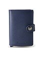 Secrid Miniwallet Tarjetero Bloqueo RFID Piel natural 6.5 cm - navy-navy Secrid Miniwallet Tarjetero Bloqueo RFID Piel natural 6.5 cm