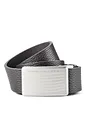 Porsche Design Cinturón Piel natural - blau-grau Porsche Design Cinturón Piel natural