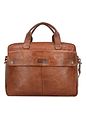 Harold's Sadelmappe i læder 41 cm med rum til bærbar computer
