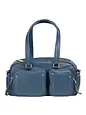 DuDu Pocket Skuldertaske Læder 33 cm - denim blue DuDu Pocket Skuldertaske Læder 33 cm