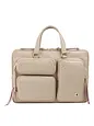 DuDu Pocket Portfölj Läder 36 cm Laptopfack - grigio sabbia DuDu Pocket Portfölj Läder 36 cm Laptopfack