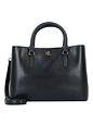 Lauren Ralph Lauren Marcy Käsilaukku Nahka 28 cm - black Lauren Ralph Lauren Marcy Käsilaukku Nahka 28 cm