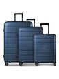 Redolz Essentials 11 4 ruedas Set de maletas 3 piezas Con fuelle expandible