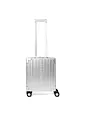 Aleon Business-kabinväska med 4-hjulig konstruktion i Aluminium, 42 cm, med fack för bärbar dator