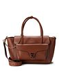 Coccinelle Double Beat Bolsa de hombro Piel natural 31 cm