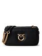 PINKO Love Soft Olkalaukku Nahka 22 cm - nero-antique gold PINKO Love Soft Olkalaukku Nahka 22 cm