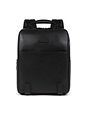 Piquadro Modus Special rygsæk læder 40 cm laptoprum - black Piquadro Modus Special rygsæk læder 40 cm laptoprum