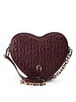 AIGNER Fashion Bolsa de hombro Piel natural 19 cm - port red AIGNER Fashion Bolsa de hombro Piel natural 19 cm